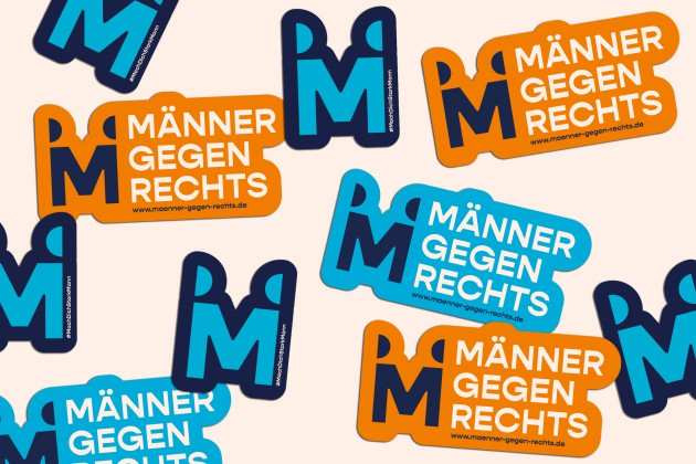 New branding for “Männer gegen Rechts“