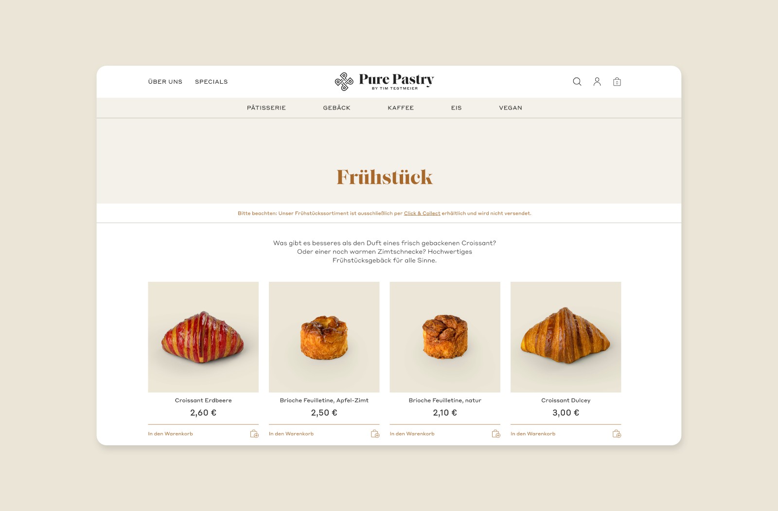 vista &mdash; Designstudio for communication design in d&uuml;sseldorf | Online shop for pastry devotees