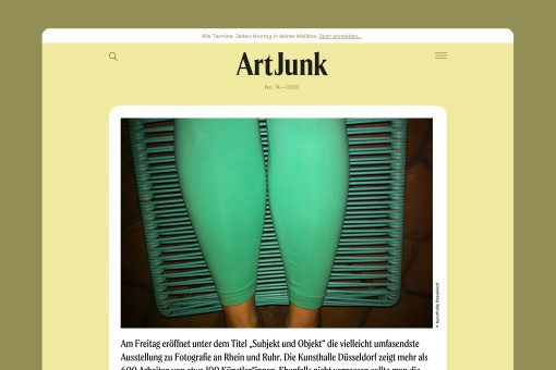 ArtJunk Website online