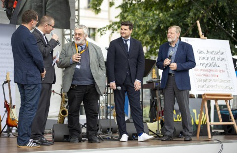 Briefmarkenpr&auml;sentation im Bundesfinanzministerium